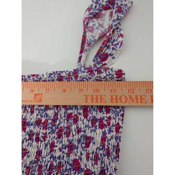 Abel the Label Floral Maxi Dress Womens Size XS Purple Secret Romance Tiered - Picture 8 of 8